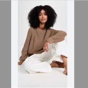 Jenni Kayne Oversized cotton Fisherman Sweater XS